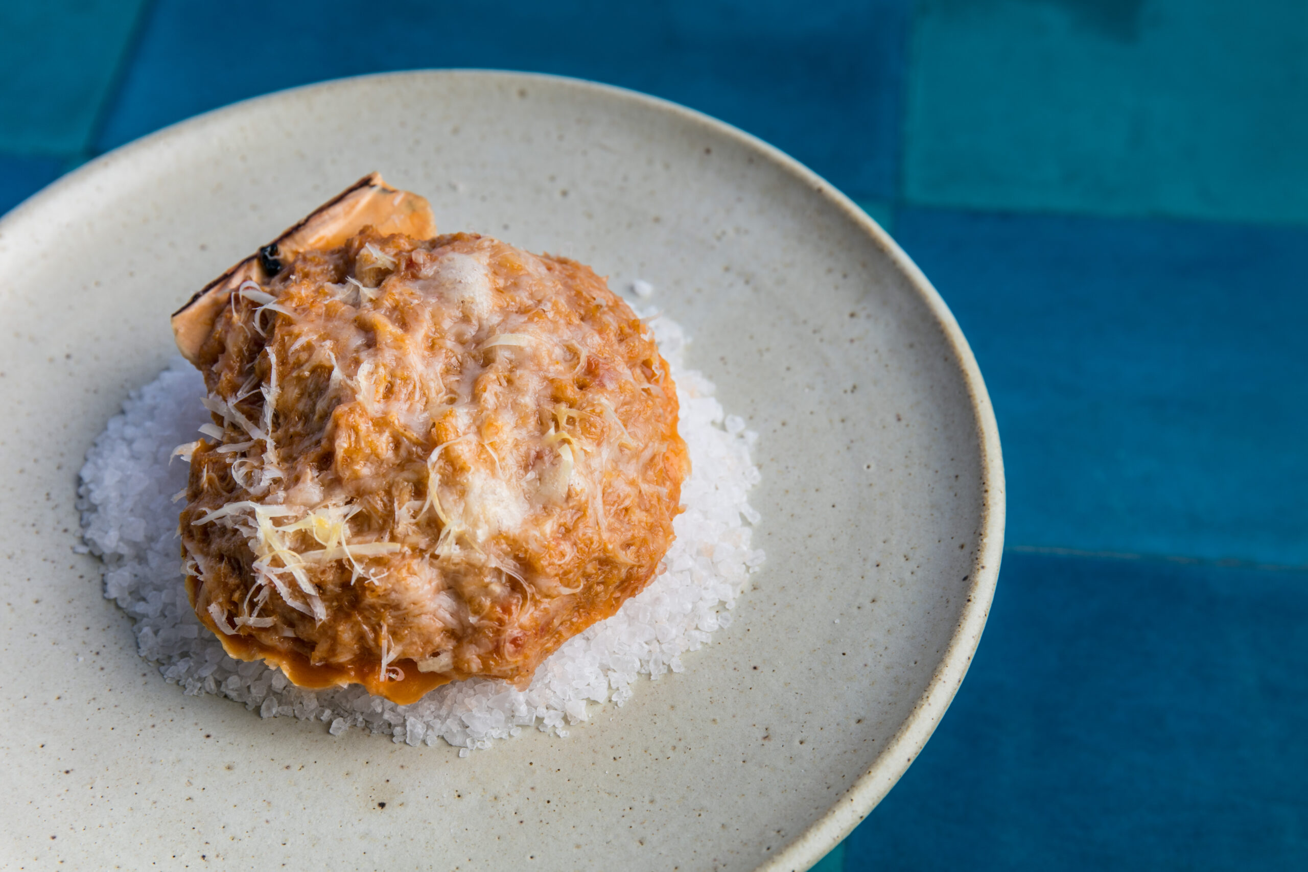 Stuffed crab shell